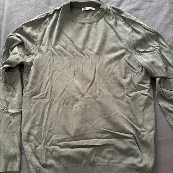 Zara Green sweater size L - Picture 2 of 2